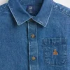 Camicia oversize in denim per neonato & bebè