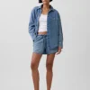 Camicia oversize in denim ultra morbido