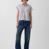 Camicia oversize in misto lino