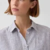Camicia oversize in misto lino