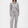 Camicia oversize in misto lino e cotone