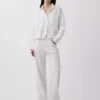 Camicia oversize in misto lino e cotone