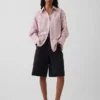 Camicia oversize in popeline di cotone biologico