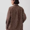 Camicia oversize in popeline di cotone biologico