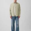 Camicia Oxford a quadri con bottoni