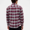Camicia Oxford a quadri con bottoni