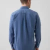Camicia Oxford a quadri con bottoni