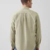 Camicia Oxford a quadri con bottoni