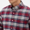 Camicia Oxford a quadri con bottoni