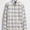 Camicia Oxford a quadri con bottoni