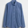 Camicia Oxford a quadri con bottoni