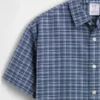 Camicia Oxford a quadri dal taglio comodo per bambini