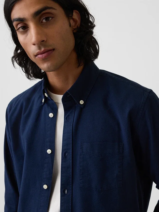 Camicia Oxford button-down