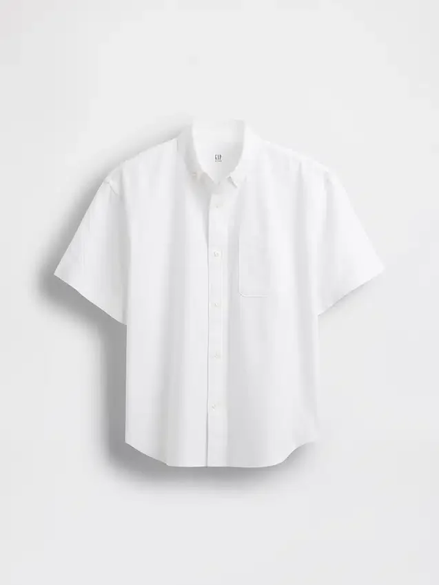Camicia Oxford dal taglio morbido per bambini