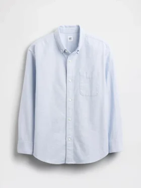 Camicia Oxford dal taglio morbido per bambini