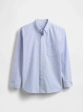 Camicia Oxford dal taglio morbido per bambini