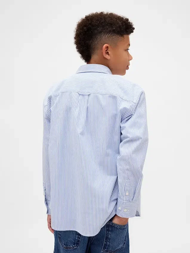 Camicia Oxford dal taglio morbido per bambini