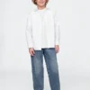 Camicia Oxford dal taglio morbido per bambini