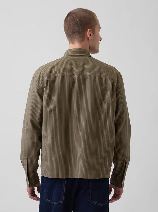 Camicia Oxford dal taglio rilassato e orlo dritto