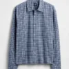 Camicia Oxford dal taglio rilassato e orlo dritto