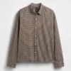 Camicia Oxford dal taglio rilassato e orlo dritto