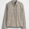 Camicia Oxford dal taglio rilassato e orlo dritto