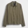 Camicia Oxford dal taglio rilassato e orlo dritto