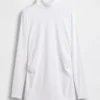 Camicia premaman moderna a collo alto
