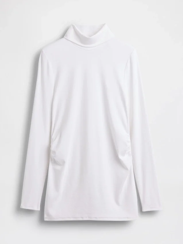 Camicia premaman moderna a collo alto