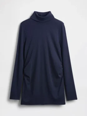 Camicia premaman moderna a collo alto