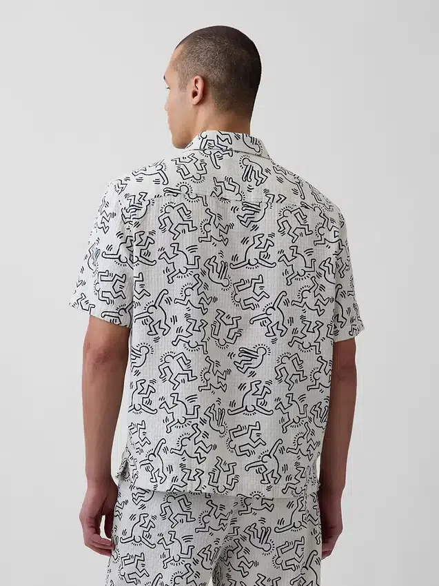Camicia testurizzata Keith Haring
