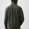Camicia utility in denim ultra morbido dal taglio rilassato