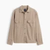 Camicia utility in denim ultra morbido dal taglio rilassato