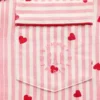 Camicie da pigiama in flanella con cuori GAP × Summer Fridays, vestibilità comoda