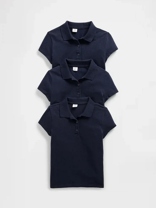 Camicie da uniforme per bambini (confezione da 3)