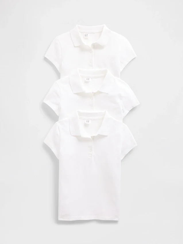 Camicie da uniforme per bambini (confezione da 3)