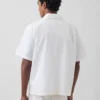 Camicie in misto lino e cotone dalla vestibilità comoda con orlo dritto