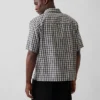 Camicie in misto lino e cotone dalla vestibilità comoda con orlo dritto