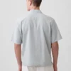 Camicie in misto lino e cotone dalla vestibilità comoda con orlo dritto