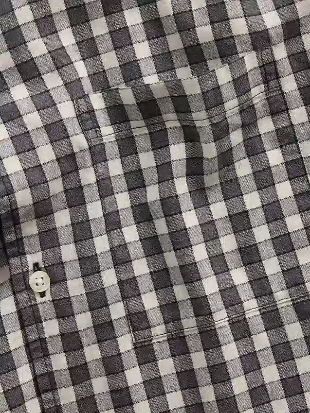 Camicie in misto lino e cotone dalla vestibilità comoda con orlo dritto
