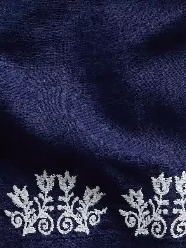 Camicie in misto lino e cotone dalla vestibilità comoda con orlo dritto