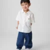 Camicie in misto lino e cotone per neonato & bebè