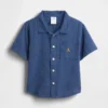Camicie in misto lino e cotone per neonato & bebè