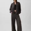 Camicie oversize in felpa francese pesante con chiusura a bottoni