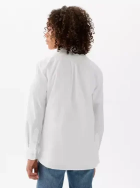 Camicie per bambini in popeline di cotone biologico