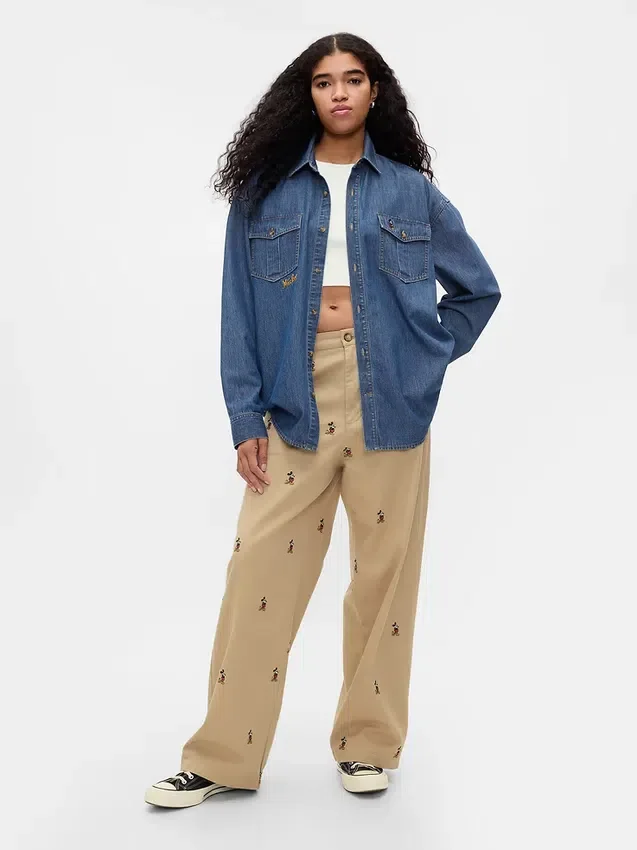 Camicie western in denim GAP × Disney