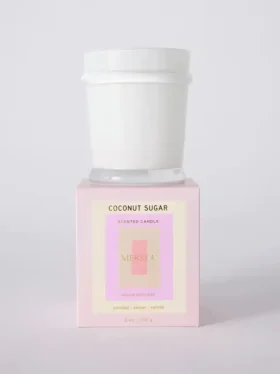 Candela in confezione Mersea Coconut Sugar