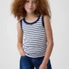 Canotta a scollo rotondo a costine per bambini