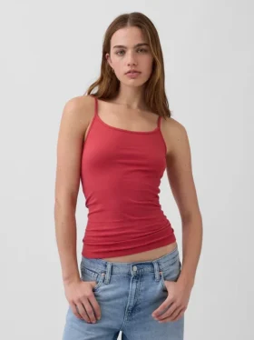 Canotta basic a maglia fitta