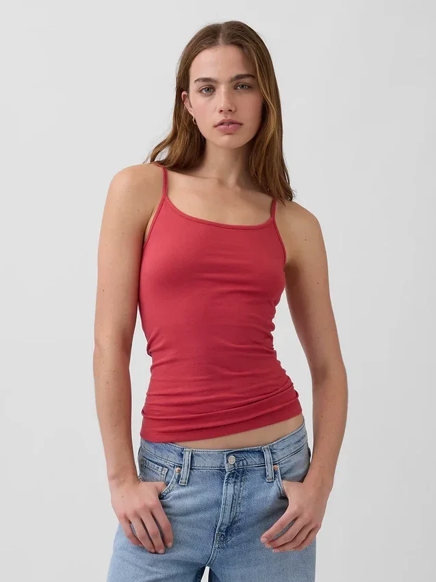 Canotta basic a maglia fitta